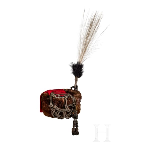 A Prussian Leib Guard Reserve pre 1912 Hussar Officer Busby