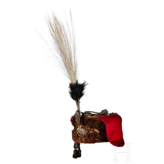 A Prussian Leib Guard Reserve pre 1912 Hussar Officer Busby