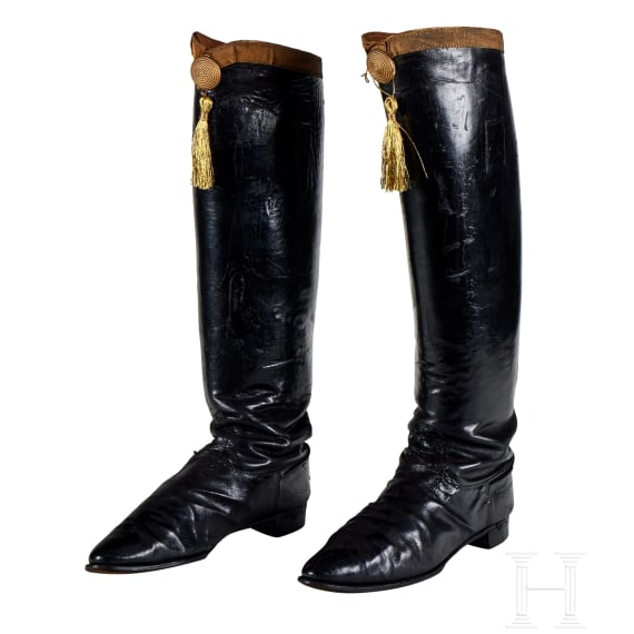 A Pair of Prussian Leib Guard Hussar Officer Boots