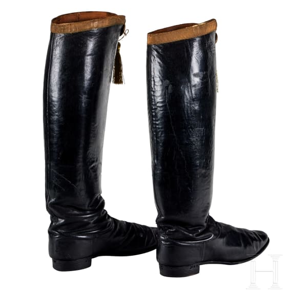 A Pair of Prussian Leib Guard Hussar Officer Boots