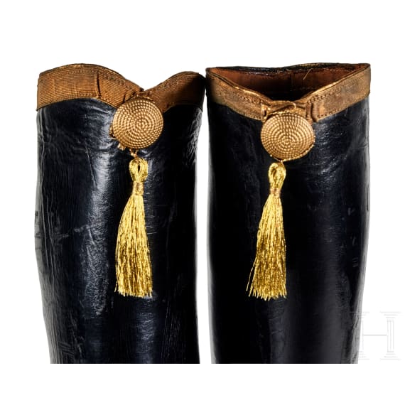 A Pair of Prussian Leib Guard Hussar Officer Boots
