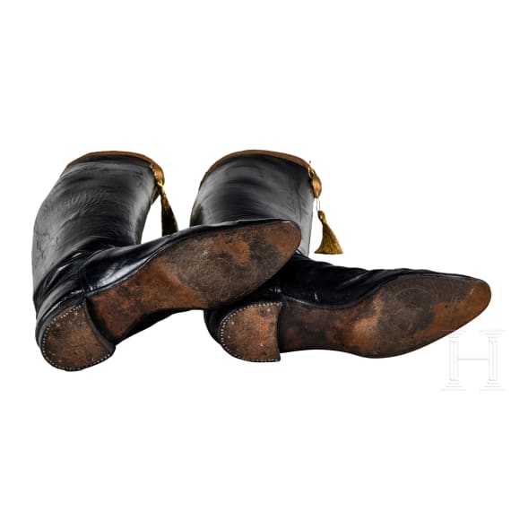 A Pair of Prussian Leib Guard Hussar Officer Boots