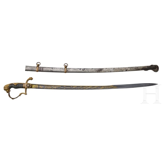 General der Kavallerie Gebhard Friedrich von Krosigk (1835&ndash;1904) &ndash; a Presentation Saber from the Guard Hussar Regiment upon his departure as commander in 1883