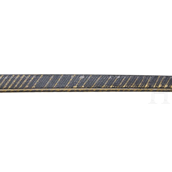 General der Kavallerie Gebhard Friedrich von Krosigk (1835&ndash;1904) &ndash; a Presentation Saber from the Guard Hussar Regiment upon his departure as commander in 1883