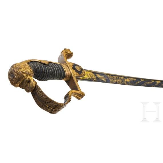 General der Kavallerie Gebhard Friedrich von Krosigk (1835&ndash;1904) &ndash; a Presentation Saber from the Guard Hussar Regiment upon his departure as commander in 1883