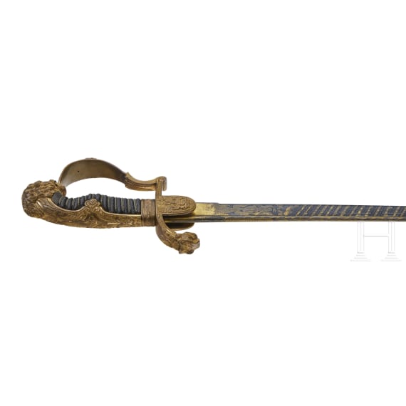General der Kavallerie Gebhard Friedrich von Krosigk (1835&ndash;1904) &ndash; a Presentation Saber from the Guard Hussar Regiment upon his departure as commander in 1883