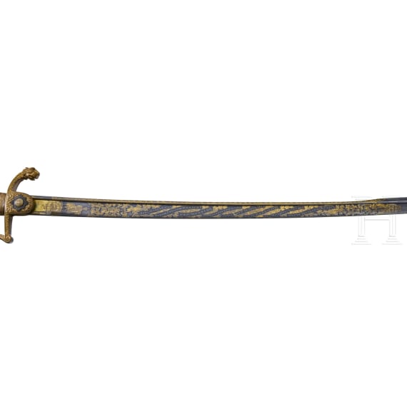 General der Kavallerie Gebhard Friedrich von Krosigk (1835&ndash;1904) &ndash; a Presentation Saber from the Guard Hussar Regiment upon his departure as commander in 1883