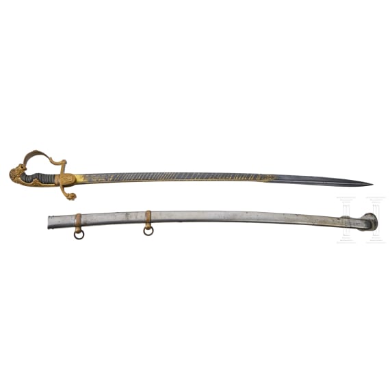 General der Kavallerie Gebhard Friedrich von Krosigk (1835&ndash;1904) &ndash; a Presentation Saber from the Guard Hussar Regiment upon his departure as commander in 1883