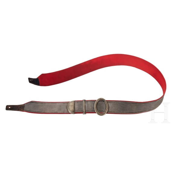 A Prussian Leib Guard Hussar Officer Bandolier and Sch&auml;rpe