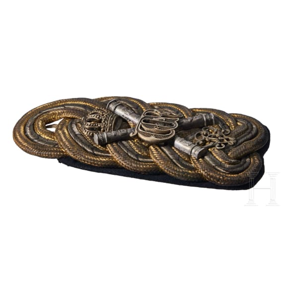 Generalfeldmarschall August von Mackensen - pers&ouml;nliche Schulterst&uuml;cke des 1. Leib-Husaren-Regiments Nr. 1