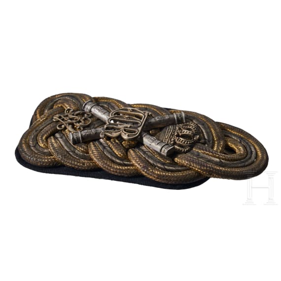 Generalfeldmarschall August von Mackensen - pers&ouml;nliche Schulterst&uuml;cke des 1. Leib-Husaren-Regiments Nr. 1