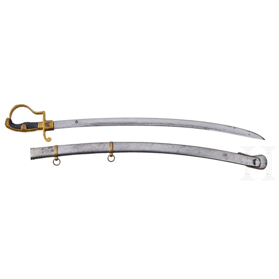 Prinz Friedrich Karl von Preu&szlig;en (1828 - 1885) - pers&ouml;nlicher Geschenks&auml;bel des preu&szlig;ischen 1. Leib-Husaren-Regiments