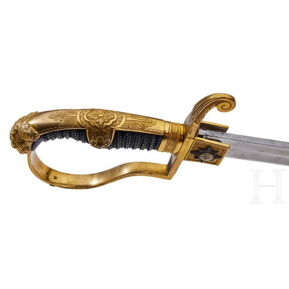Prinz Friedrich Karl von Preu&szlig;en (1828 - 1885) - pers&ouml;nlicher Geschenks&auml;bel des preu&szlig;ischen 1. Leib-Husaren-Regiments
