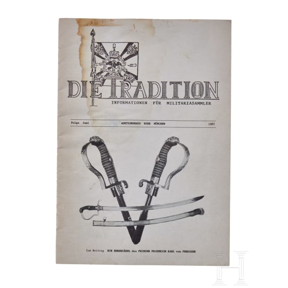 Prinz Friedrich Karl von Preu&szlig;en (1828 - 1885) - pers&ouml;nlicher Geschenks&auml;bel des preu&szlig;ischen 1. Leib-Husaren-Regiments
