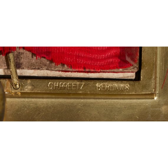 Kaiser Wilhelm II. - signiertes Widmungsfoto in offiziellem Geschenkrahmen 1909