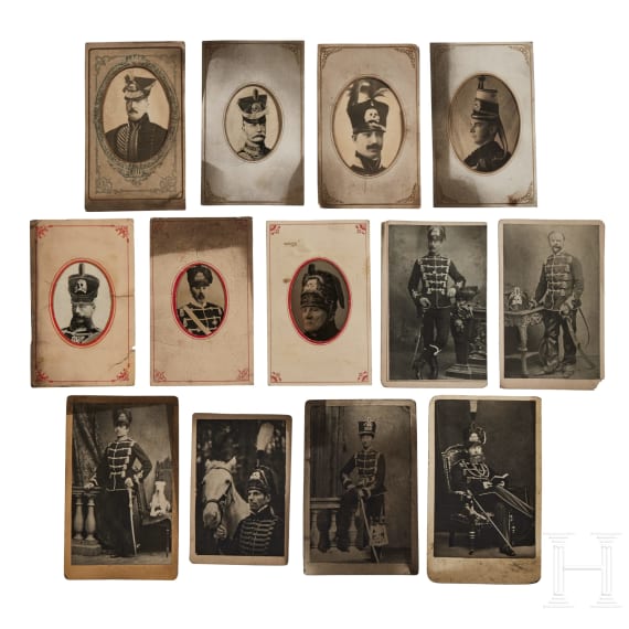 Fotos des Preu&szlig;ischen 1. Leib-Husaren-Regiment (HR 1), vor 1860