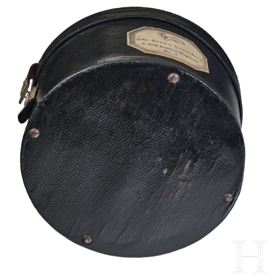 Hutkoffer eines preu&szlig;ischen Husaren des 2. Leib-Husaren-Regiments