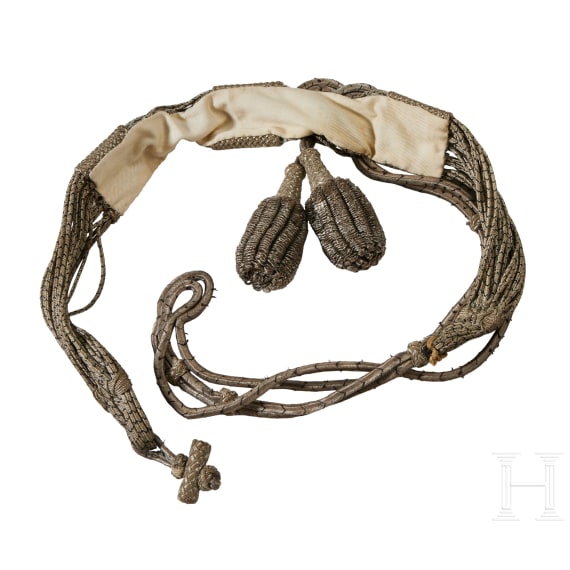 Prinzessin Viktoria Luise von Preu&szlig;en (1892 - 1980) - Schulterst&uuml;cke als Oberst des Leib-Husaren-Rgts., Handschuhe und Sch&auml;rpe