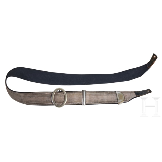 Bandolier und Sch&auml;rpe eines Offiziers der preu&szlig;ischen 2. Totenkopfhusaren