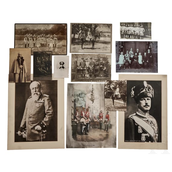 Bilder von preu&szlig;ischen Gardehusaren und K&uuml;rassieren