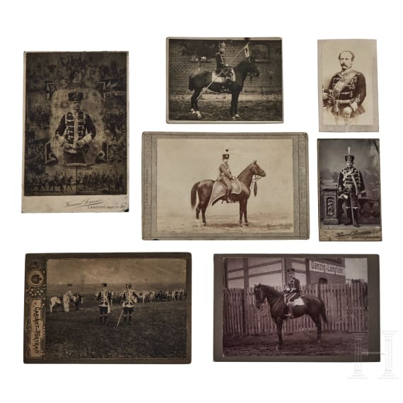 Fotos der Preu&szlig;ischen Garde und der Totenkopfhusaren