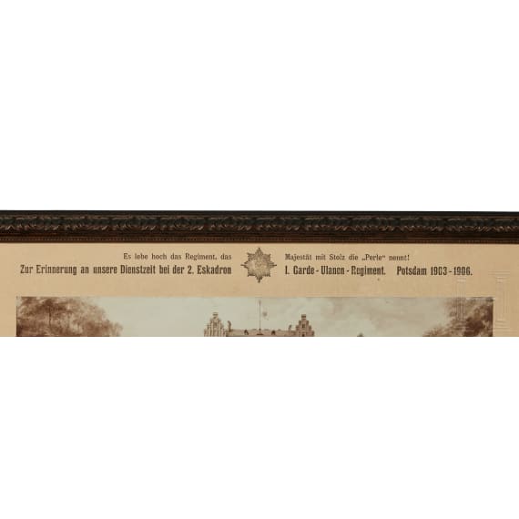 Reservistenilder des 1. und 3. Garde-Ulanen-Regiments der preu&szlig;ischen Armee
