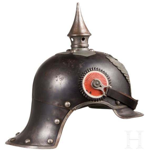 Helm f&uuml;r Mannschaften der J&auml;ger zu Pferde, datiert 1915
