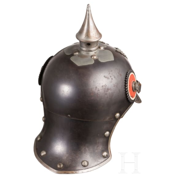 Helm f&uuml;r Mannschaften der J&auml;ger zu Pferde, datiert 1915