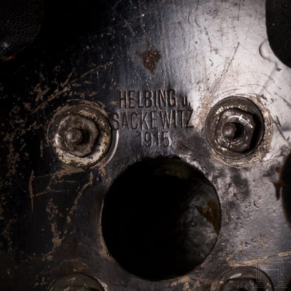 Helm f&uuml;r Mannschaften der J&auml;ger zu Pferde, datiert 1915
