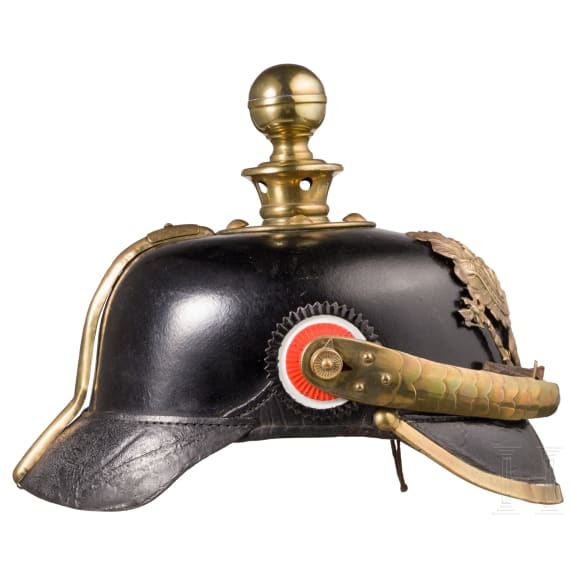 Helm f&uuml;r Mannschaften der Feldartillerie, um 1900