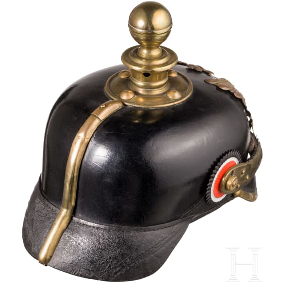 Helm f&uuml;r Mannschaften der Feldartillerie, um 1900