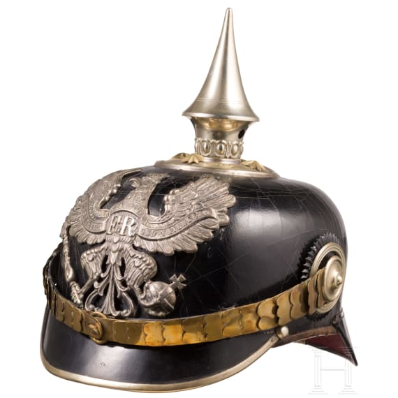 Helm f&uuml;r Offiziere der Pioniere, um 1900