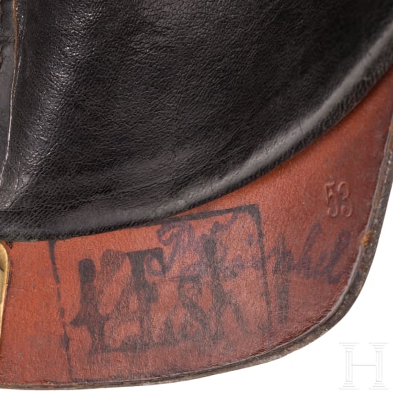 Helm M 1895 f&uuml;r Mannschaften der Train-Abteilung 11