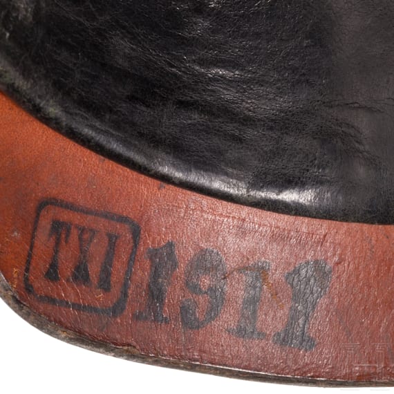 Helm M 1895 f&uuml;r Mannschaften der Train-Abteilung 11