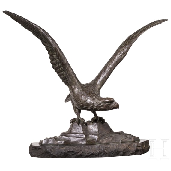 Peder Marius Jensen (1883 - 1925) - gro&szlig;er Tischadler