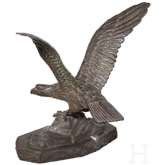 Peder Marius Jensen (1883 - 1925) - gro&szlig;er Tischadler