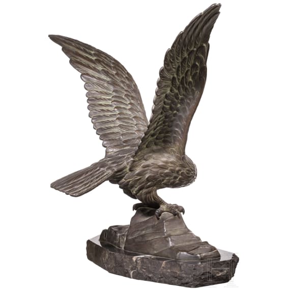 Peder Marius Jensen (1883 - 1925) - gro&szlig;er Tischadler