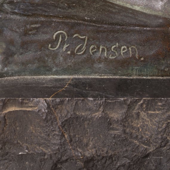 Peder Marius Jensen (1883 - 1925) - gro&szlig;er Tischadler