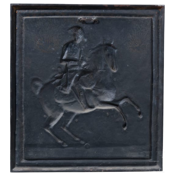 Vier Metallreliefs mit dem Bildnis Friedrichs des Gro&szlig;en, 20. Jhdt.