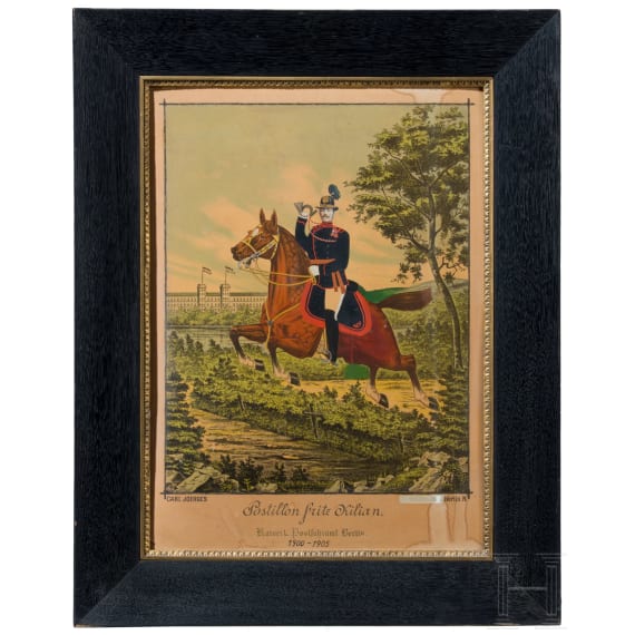 Sammlung von zehn Reservistenbildern aus den Jahren 1891 - 1917