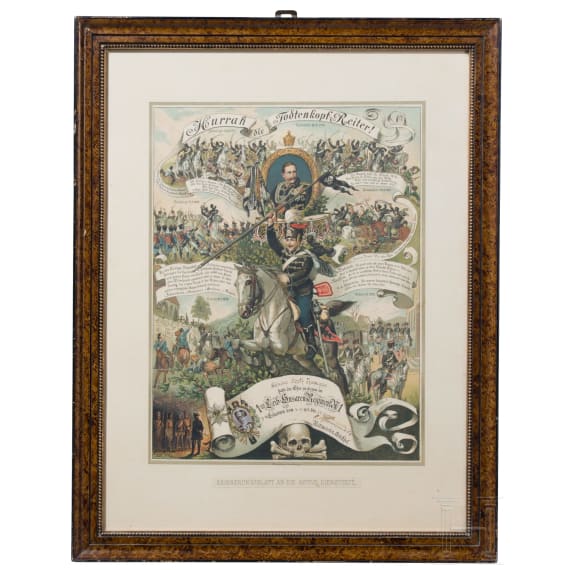 Gruppe von acht Reservistenbildern zwischen 1902 - 1908
