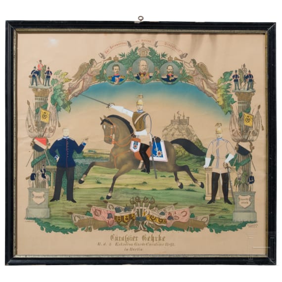 Gruppe von acht Reservistenbildern zwischen 1902 - 1908