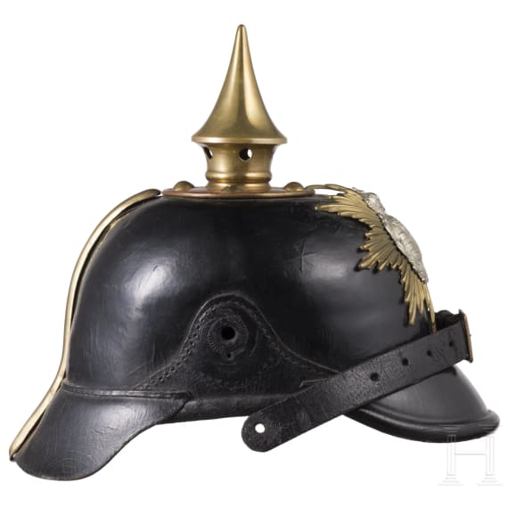 Helm M 1887 f&uuml;r s&auml;chsische Fu&szlig;truppen