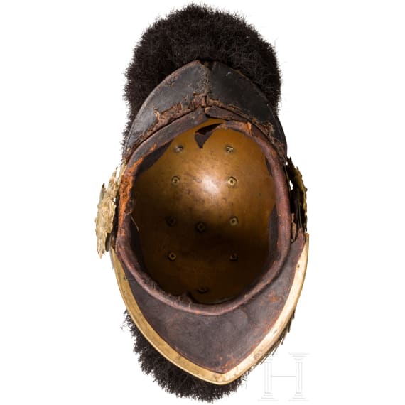 Raupenhelm M 1810 f&uuml;r Offiziere der K&ouml;niglich-S&auml;chsischen Garde du Corps