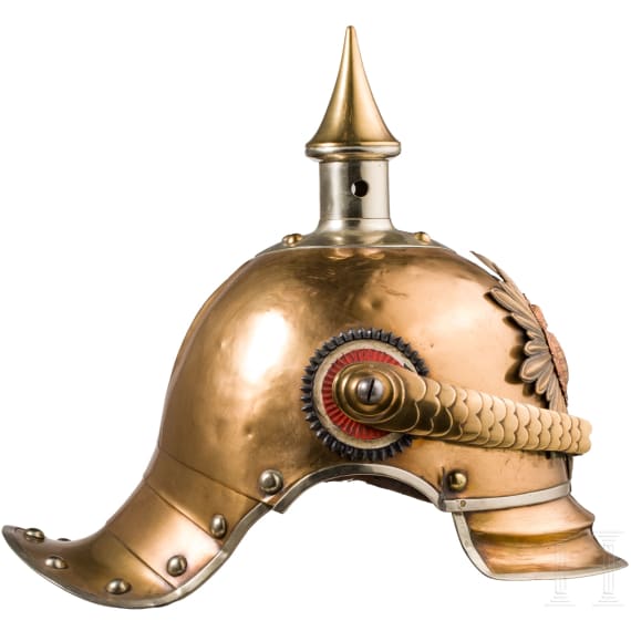 Helm M 1876 f&uuml;r Mannschaften des Garde-Reiter-Regiments oder des Karabinier-Regiments