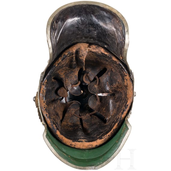 Helm M 1876 f&uuml;r Mannschaften des Garde-Reiter-Regiments oder des Karabinier-Regiments