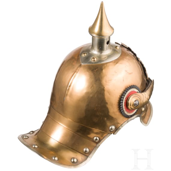 Helm M 1876 f&uuml;r Mannschaften des Garde-Reiter-Regiments oder des Karabinier-Regiments