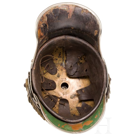 Helm M 1904 f&uuml;r Mannschaften im K&ouml;niglich S&auml;chsischen Karabinier-Regiment (2. Schweres Regiment)