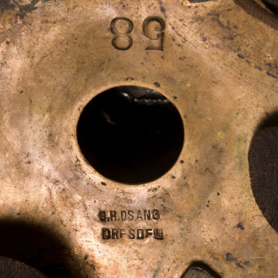 Helm M 1904 f&uuml;r Mannschaften im K&ouml;niglich S&auml;chsischen Karabinier-Regiment (2. Schweres Regiment)