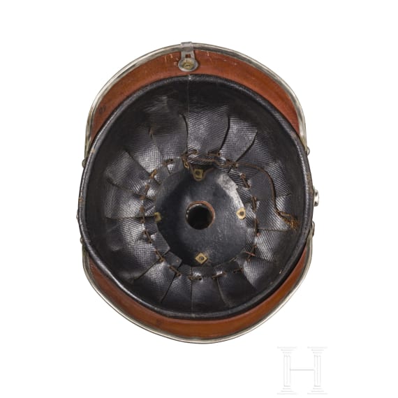 Helm f&uuml;r uniformierte Beamte der Stadt Leipzig um 1910